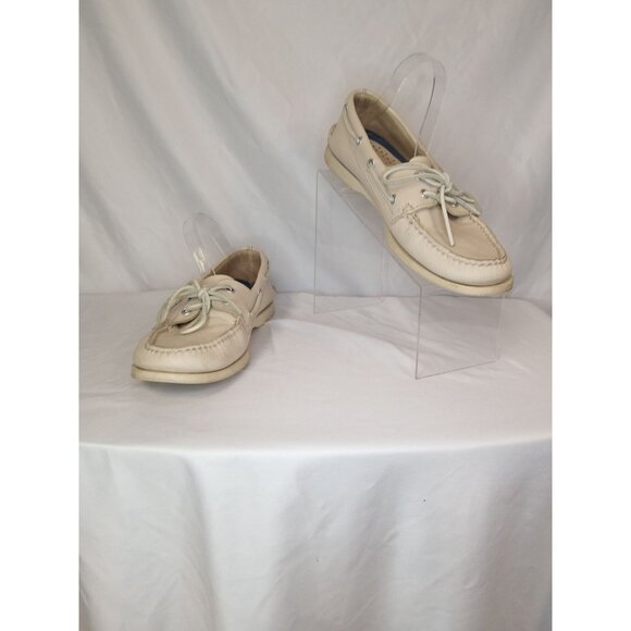 Sperry Top Sider Off White Men's Boat Shoes Size 10.5 - Picture 7 of 8